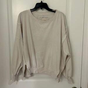 American Eagle, crème/beige crewneck